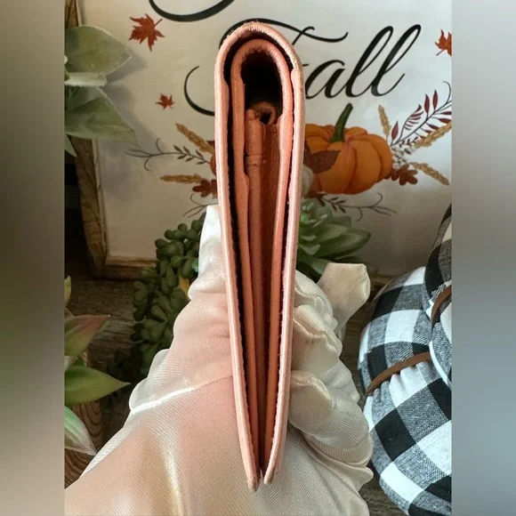 Chanel Coco Button Long Wallet Pink Gold Hardware - Picture 7 of 16